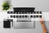 开云-梅西新星出色防守表现突出，快船前途光明！再创辉煌时刻(梅西新动向)