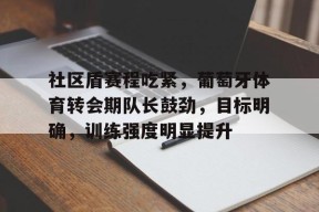 开云赛事-关于社区盾赛程吃紧，葡萄牙体育转会期队长鼓劲，目标明确，训练强度明显提升的信息